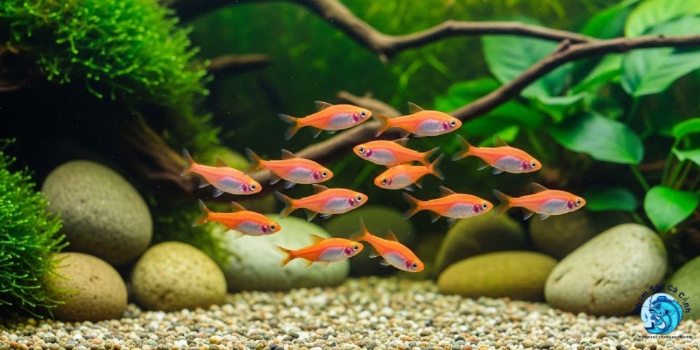 Chuẩn bị bể nuôi cá hồng cam