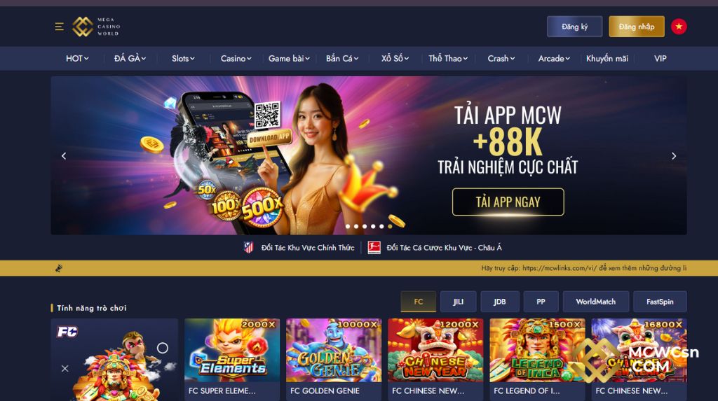 Giá trị thực tế của vòng quay miễn phí MCW